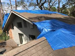 Tarping Roof To Prevent Further Damage
